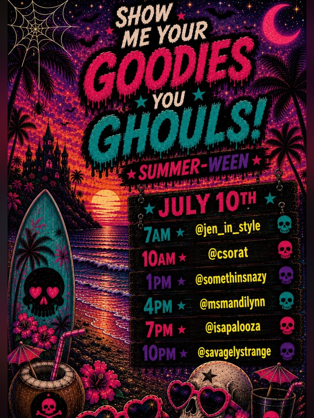Show Me Your Goodies You Ghouls- Share Show Train 3 Day Event July 10-12th - Picture 8 of 8